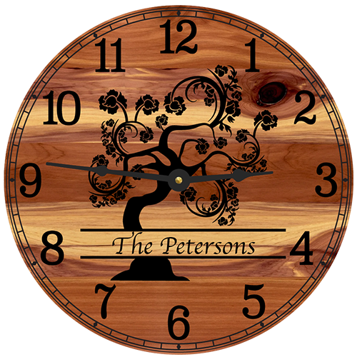 Family Tree Wall Clock (Personalized)