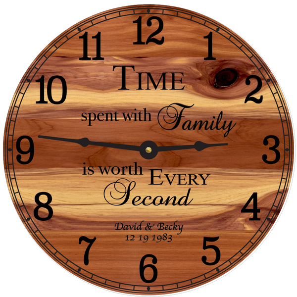 Time Spent with Family is Worth Every Second Wall Clock (Personalized)