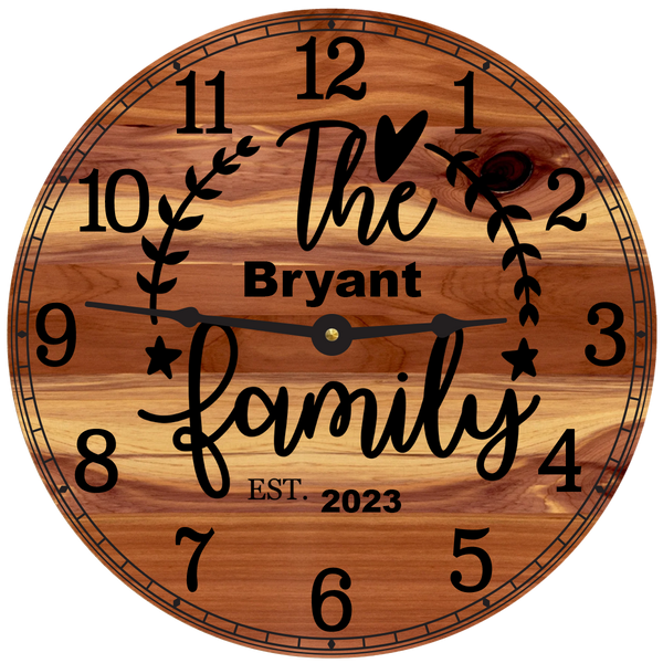 The Family Wall Clock (Personalized)