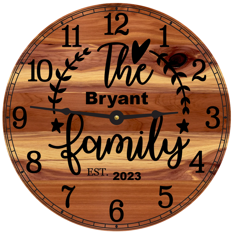 The Family Wall Clock (Personalized)